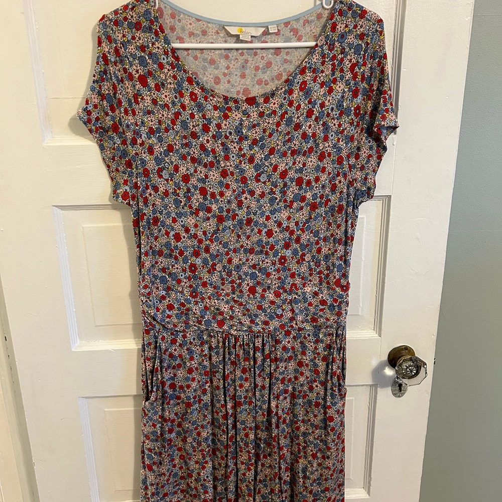 Boden Amelie Floral Print Dress in size 10
